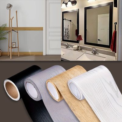 Öntapadós fa mintás szegélyvonal falmatrica (5 m) | DECORIM