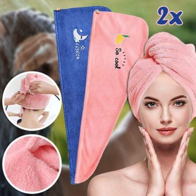 Gyorsan száríttó hajtörölköző (2 darabos csomag) | HAIRWRAP