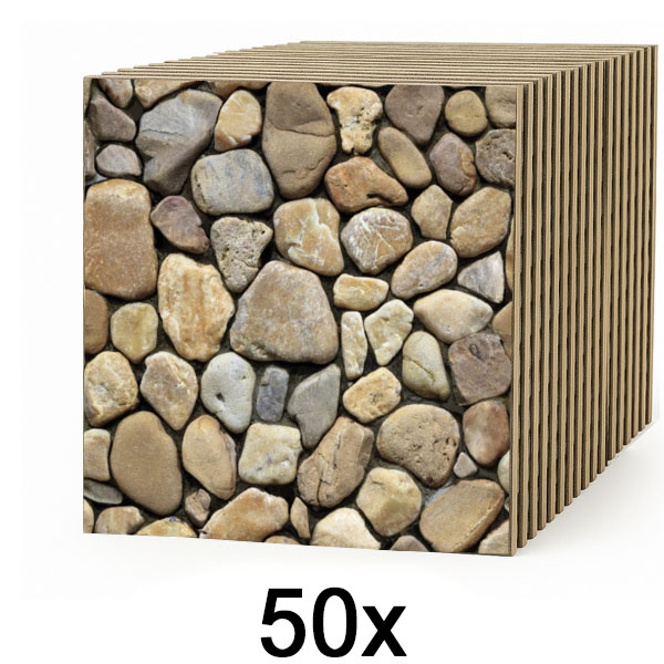 5x 3D kőutánzat tapéta (10 db) | STONEBLOCKS
