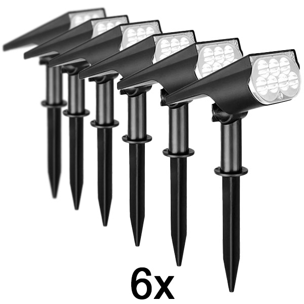 6x Kültéri napelemes reflektor | SPOTIKE