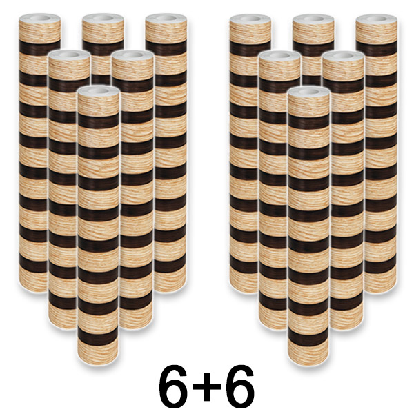 6x Öntapadós fahatású falpanel | LINEWALL 1+1 INGYENES